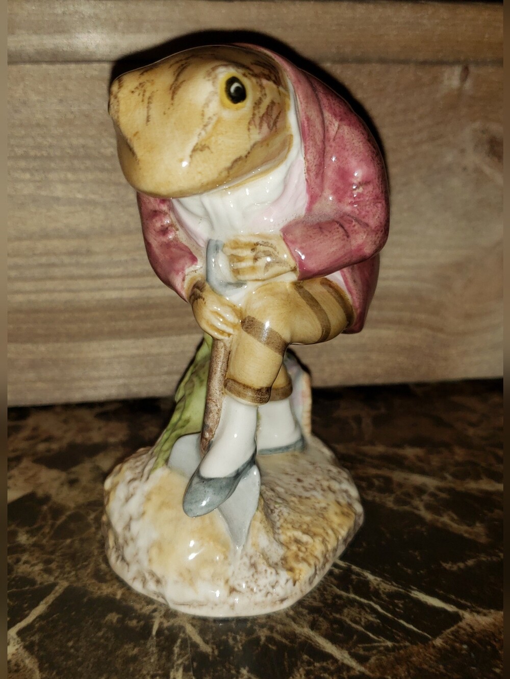 Royal Albert England Beatrix Potter "Mr. Jeremy Fisher Digging"